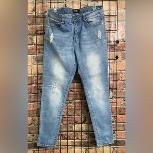 Dkin embroidered skinny jeans women’s size 10